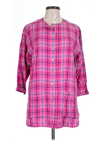 Jaeger 3/4 Sleeve Button-Down Shirt (view 1)