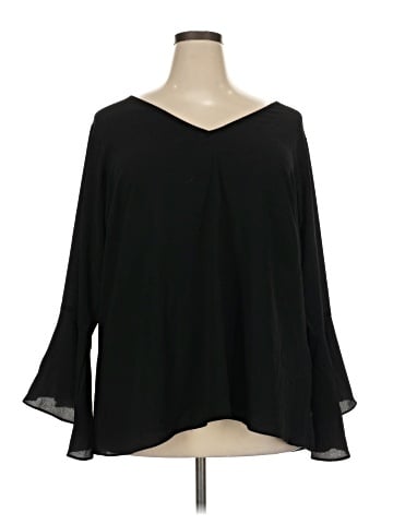 City Chic 3/4 Sleeve Blouse (view 1)