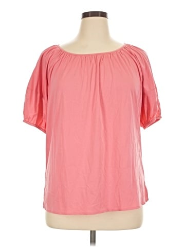 Ann Taylor Short Sleeve Blouse (view 1)