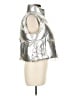 Papermoon 100% Polyester Metallic Silver Jacket Size M - photo 4