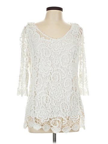 Christopher & Banks 3/4 Sleeve Top (view 1)