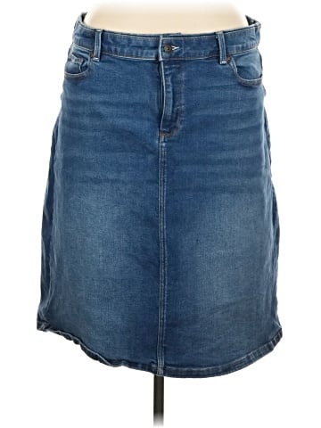 Liz Claiborne Denim Skirt (view 1)