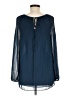 Max Studio 100% Polyester Blue Long Sleeve Blouse Size M - photo 2