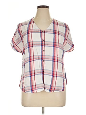 Maurices Short Sleeve Blouse (view 1)
