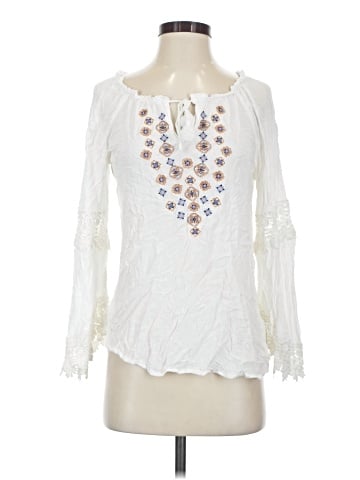 Democracy 3/4 Sleeve Blouse (view 1)