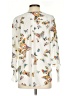 Casting 100% Polyester Print Ivory 3/4 Sleeve Blouse Size Sm (1 or S) - photo 2