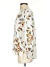 Casting 100% Polyester Print Ivory 3/4 Sleeve Blouse Size Sm (1 or S) - photo 5
