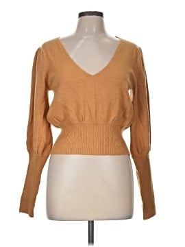 Flat White Pullover Sweater (view 1)