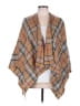 V.Fraas 100% Acrylic Plaid Brown Tan Wrap One size - photo 1