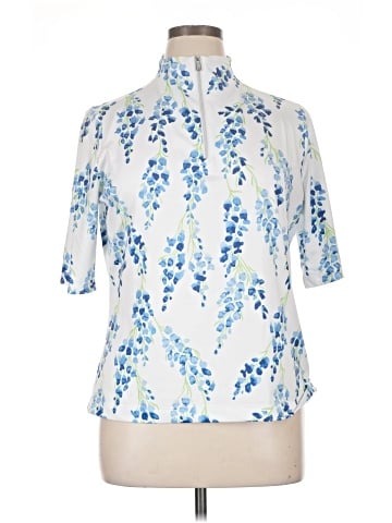 Tail Short Sleeve Blouse (view 1)
