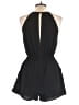 Bebop 100% Polyester Solid Black Romper Size L - photo 2