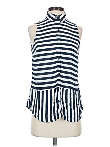 New Directions Sleeveless Button-Down Shirt (view 1)