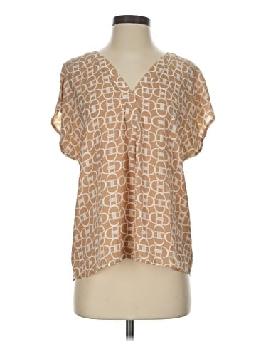 Ann Taylor Short Sleeve Blouse (view 1)