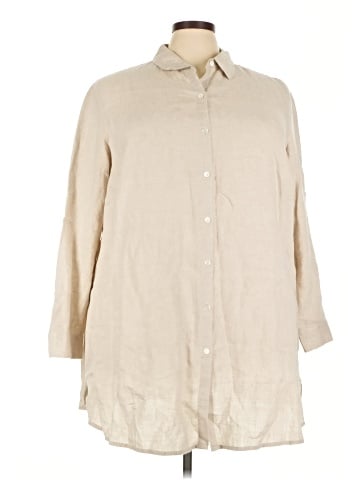 J.Jill 3/4 Sleeve Button-Down Shirt (view 1)