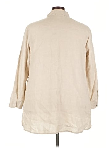 J.Jill 3/4 Sleeve Button-Down Shirt (view 2)