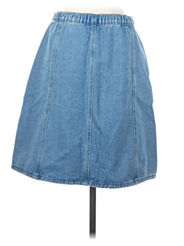 Allegra K Denim Skirt (view 2)