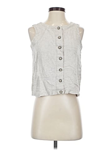 Unbranded Sleeveless Button-Down Shirt (view 1)