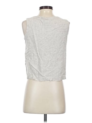 Unbranded Sleeveless Button-Down Shirt (view 2)