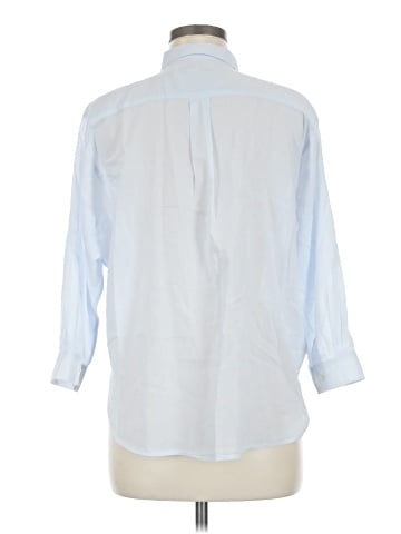 Ann Taylor LOFT 3/4 Sleeve Button-Down Shirt (view 2)