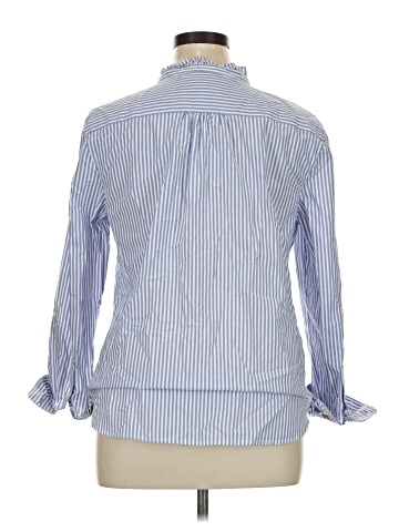Talbots 3/4 Sleeve Button-Down Shirt (view 2)