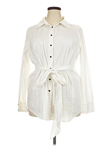 Lane Bryant Long Sleeve Blouse (view 1)