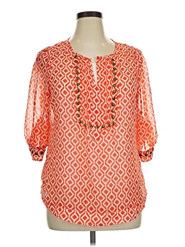 41Hawthorn 3/4 Sleeve Blouse (view 1)