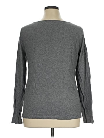 Ann Taylor LOFT Outlet Long Sleeve T-Shirt (view 2)