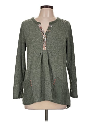 Hem & Thread Long Sleeve Henley (view 1)