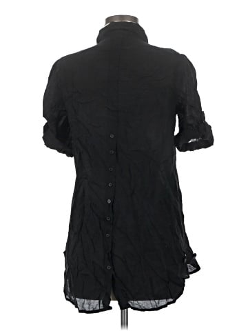 Cotton Express 3/4 Sleeve Button-Down Shirt (view 2)