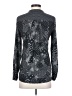 Zara Basic 100% Polyester Polka Dots Silver Long Sleeve Blouse Size XS - photo 2