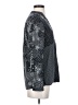 Zara Basic 100% Polyester Polka Dots Silver Long Sleeve Blouse Size XS - photo 4