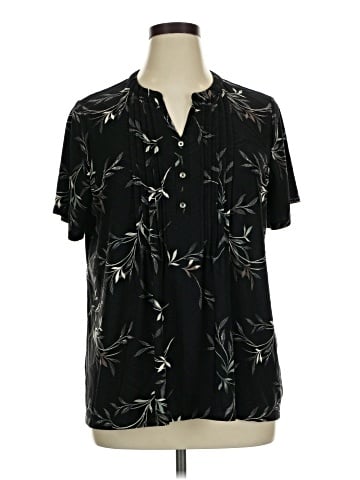 Croft & Barrow Short Sleeve Blouse (view 1)
