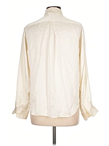 Lauren by Ralph Lauren Long Sleeve Silk Top (view 2)