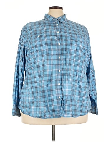 St. John's Bay Long Sleeve Button-Down Shirt (view 1)