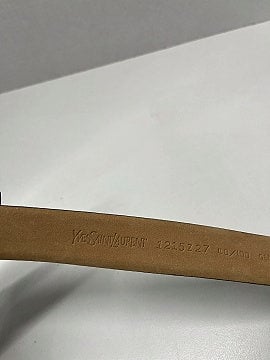 Saint Laurent Vintage Leather Belt (view 2)
