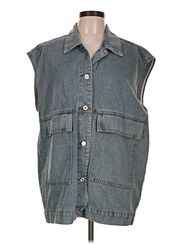 Unbranded Denim Vest (view 1)