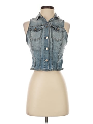 Jessica Simpson Denim Vest (view 1)