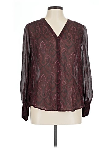 Paige Long Sleeve Silk Top (view 1)