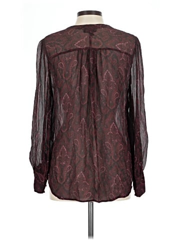 Paige Long Sleeve Silk Top (view 2)