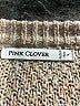 Pink Clover 100% Polyester Metallic Tan Pullover Sweater Size S - photo 7