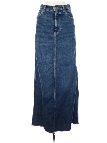 Zara Denim Skirt (view 1)