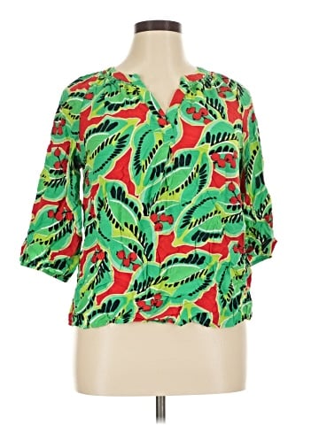 Crown & Ivy 3/4 Sleeve Blouse (view 1)