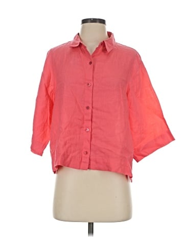 Eileen Fisher 3/4 Sleeve Button-Down Shirt (view 1)
