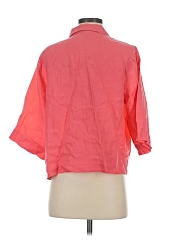 Eileen Fisher 3/4 Sleeve Button-Down Shirt (view 2)