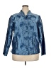 Appleseeds 100% Silk Blue Jacket Size 18 - photo 1