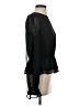 Express 100% Polyester Black Long Sleeve Blouse Size S - photo 4