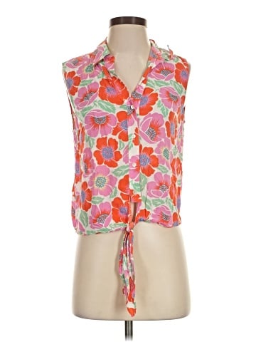 Theory Sleeveless Button-Down Shirt (view 1)