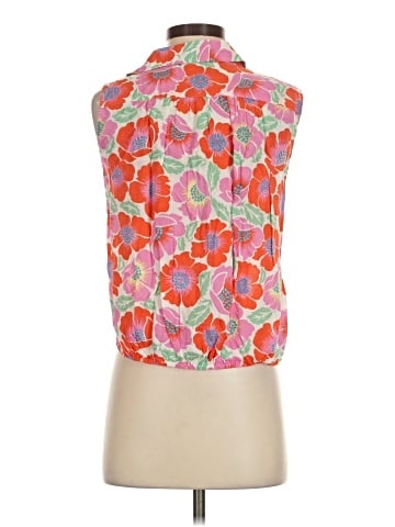 Theory Sleeveless Button-Down Shirt (view 2)