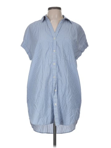Zara TRF Short Sleeve Button-Down Shirt (view 1)