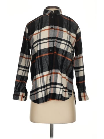 Madewell Oversized Ex-Boyfriend Shirt in Bromley Plaid (view 1)